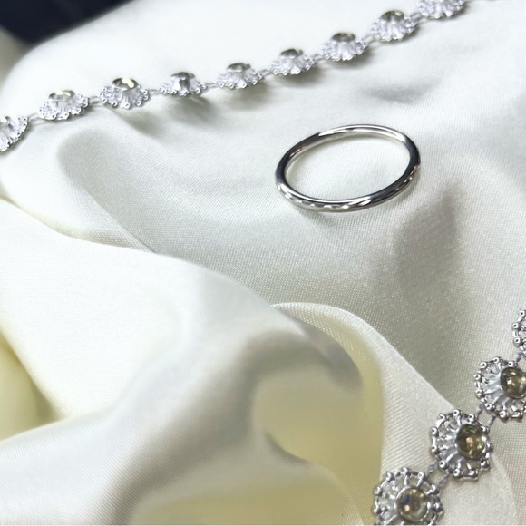 10K solid White gold ring - Picture 10 of 10